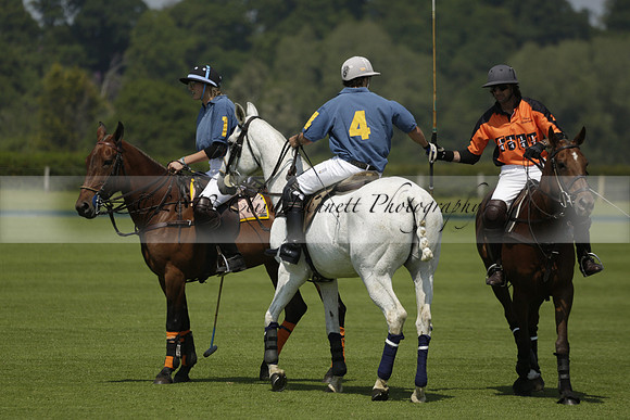 Four Quarters Orange v Montana in a Cicero Cup Polo match 2013.06.06