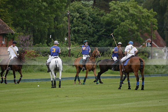 Burningfold v Combe Place in a June 4 Goal Cup polo match 2013.06.11