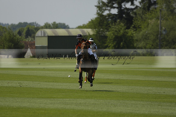 Four Quarters Orange v Montana in a Cicero Cup Polo match 2013.06.06