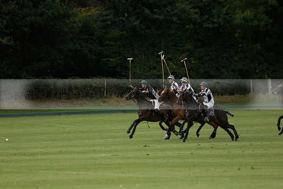 Beau Design v Boscom in an August Rother Cup 4 goal polo match at Cowdray Park Polo Club on Wednesday 07 August 2013