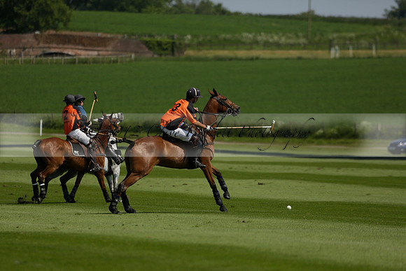 Four Quarters Orange v Montana in a Cicero Cup Polo match 2013.06.06