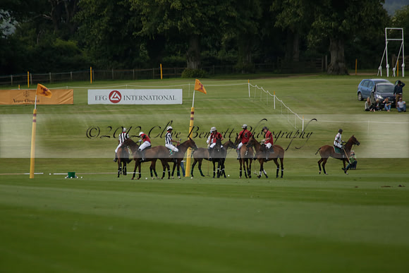 Dubai v La Bamba de Areco in a Veuve Clicquot Gold Cup Polo Match 2013.07.04