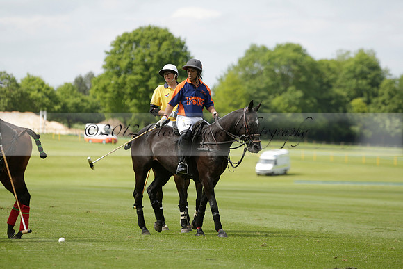 Las Estrellas v Four Quarters Blue in the final of the Jubilee Cup Polo match 2013.06.02