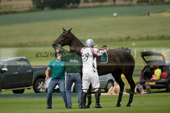 Dubai v La Bamba de Areco in a Veuve Clicquot Gold Cup Polo Match 2013.07.04