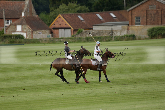 Beau Design v Boscom in an August Rother Cup 4 goal polo match at Cowdray Park Polo Club on Wednesday 07 August 2013