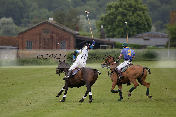 Burningfold v Combe Place in a June 4 Goal Cup polo match 2013.06.11