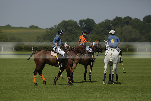 Four Quarters Orange v Montana in a Cicero Cup Polo match 2013.06.06