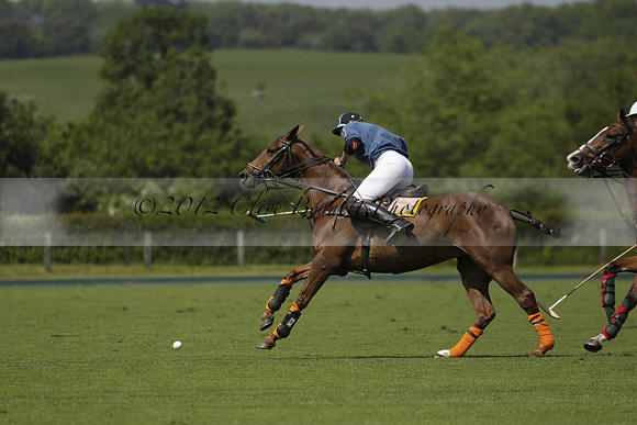 Four Quarters Orange v Montana in a Cicero Cup Polo match 2013.06.06