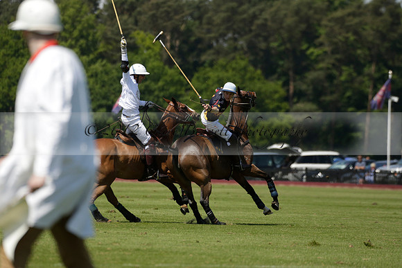 Black Bears v Salkeld in a Cartier Queens Cup polo match 2013.06.05