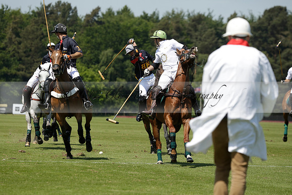 Black Bears v Salkeld in a Cartier Queens Cup polo match 2013.06.05