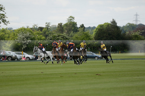 Las Estrellas v Four Quarters Blue in the final of the Jubilee Cup Polo match 2013.06.02