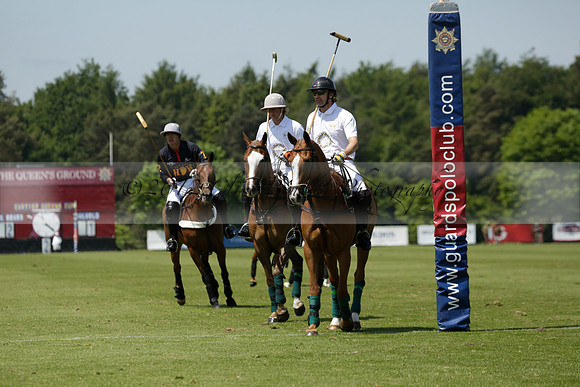 Black Bears v Salkeld in a Cartier Queens Cup polo match 2013.06.05