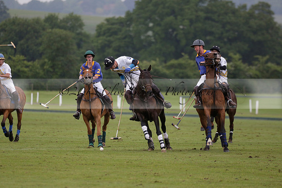 Burningfold v Combe Place in a June 4 Goal Cup polo match 2013.06.11