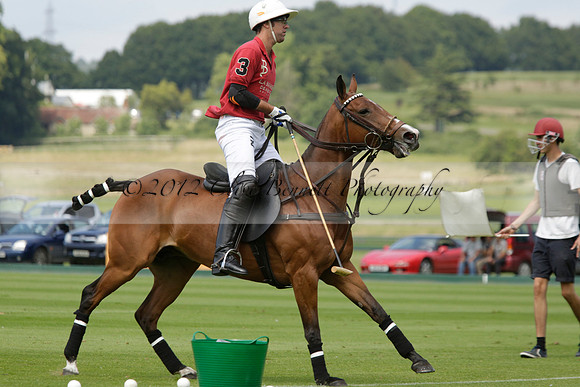 Dubai v La Bamba de Areco in a Veuve Clicquot Gold Cup Polo Match 2013.07.04