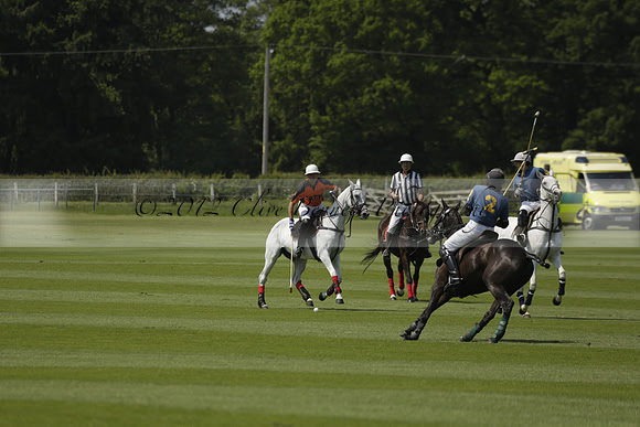 Four Quarters Orange v Montana in a Cicero Cup Polo match 2013.06.06