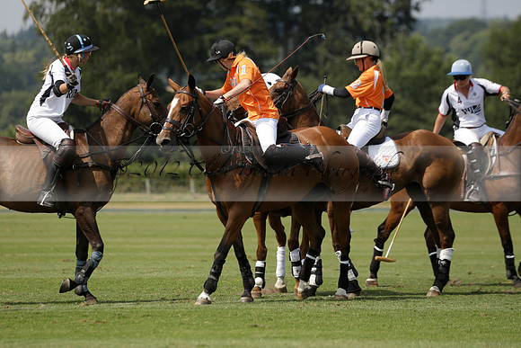 Cowdray Vikings v Enigma in a Bloom British Ladies Open Championship Polo match 2013.07.17