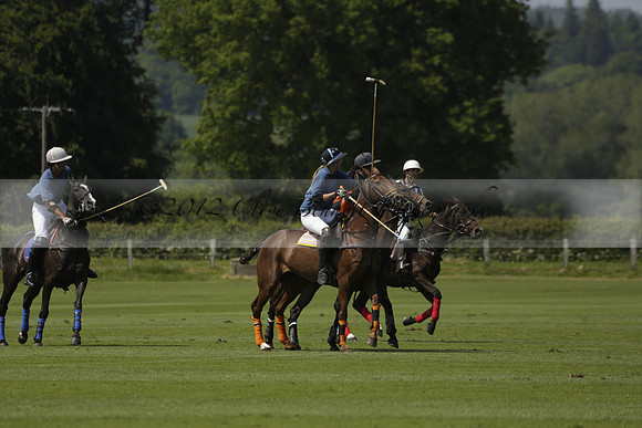 Four Quarters Orange v Montana in a Cicero Cup Polo match 2013.06.06