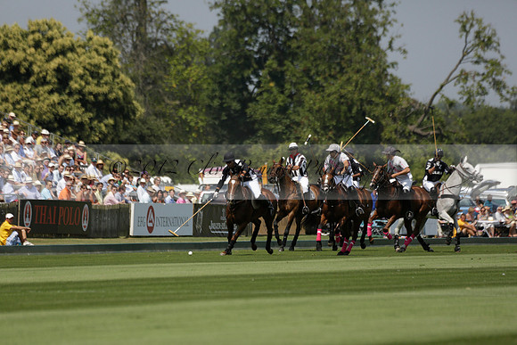 Zacara v Talandracas in a Veuve Clicquot Gold Cup Polo Match 2013.07.18