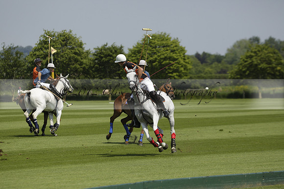 Four Quarters Orange v Montana in a Cicero Cup Polo match 2013.06.06