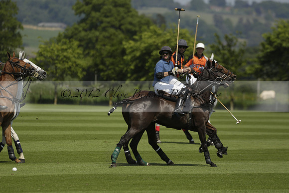 Four Quarters Orange v Montana in a Cicero Cup Polo match 2013.06.06