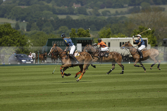 Four Quarters Orange v Montana in a Cicero Cup Polo match 2013.06.06