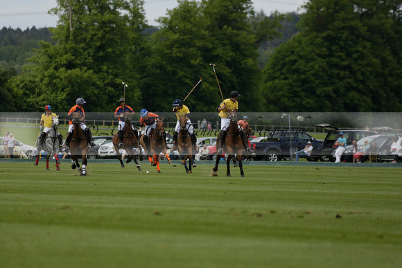 Las Estrellas v Four Quarters Blue in the final of the Jubilee Cup Polo match 2013.06.02
