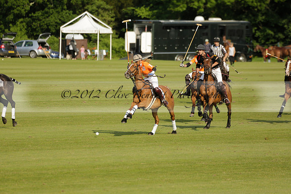Shoreline v Cowdray Vikings in a Easebourne Cup Semi-final Polo match 2013.06.07