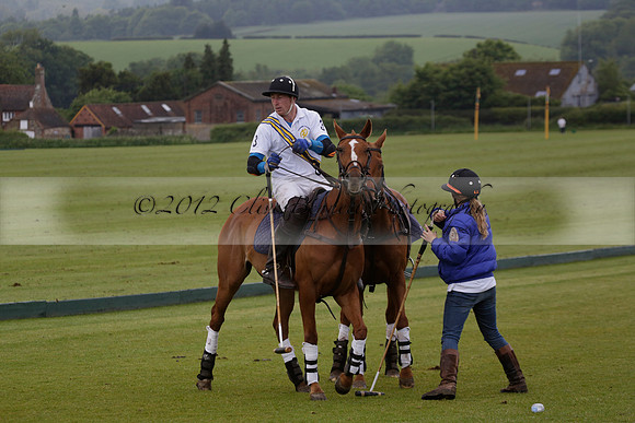 Burningfold v Combe Place in a June 4 Goal Cup polo match 2013.06.11