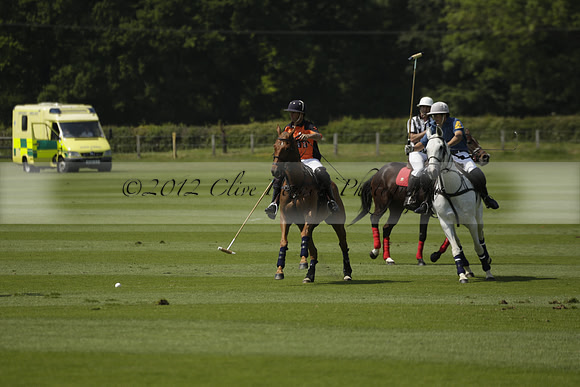 Four Quarters Orange v Montana in a Cicero Cup Polo match 2013.06.06