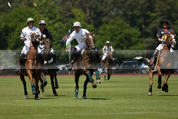 Black Bears v Salkeld in a Cartier Queens Cup polo match 2013.06.05
