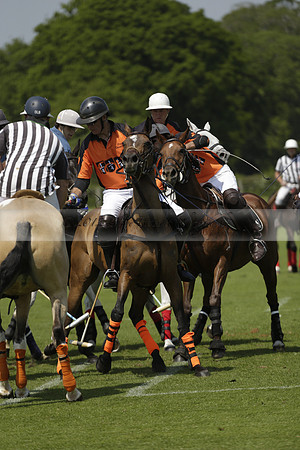 Four Quarters Orange v Montana in a Cicero Cup Polo match 2013.06.06