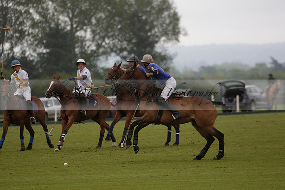 Burningfold v Combe Place in a June 4 Goal Cup polo match 2013.06.11