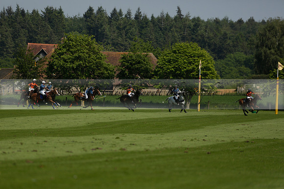 Four Quarters Orange v Montana in a Cicero Cup Polo match 2013.06.06