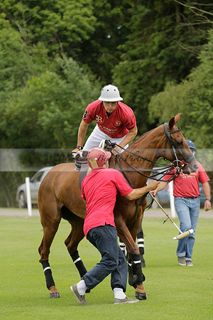 Dubai v La Bamba de Areco in a Veuve Clicquot Gold Cup Polo Match 2013.07.04