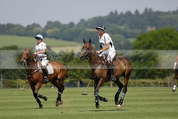 Cowdray Vikings v Enigma in a Bloom British Ladies Open Championship Polo match 2013.07.17