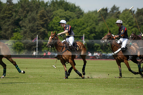Black Bears v Salkeld in a Cartier Queens Cup polo match 2013.06.05