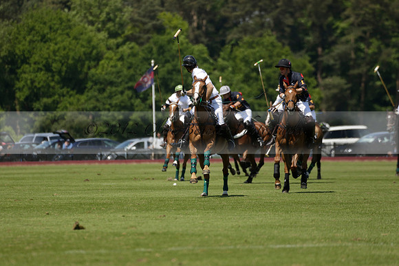 Black Bears v Salkeld in a Cartier Queens Cup polo match 2013.06.05