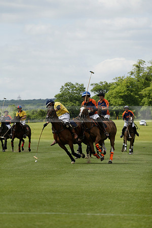 Las Estrellas v Four Quarters Blue in the final of the Jubilee Cup Polo match 2013.06.02