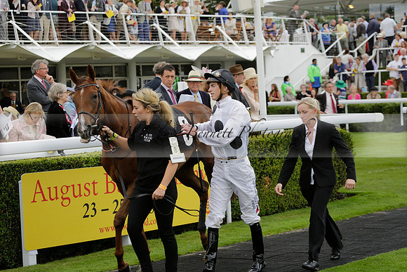 Race 6 Goodwood The British Stallion Studs Turf Club E.B.F. Fillies Stakes. 20130731. Race winner Ribbons owner Elite Racing Club