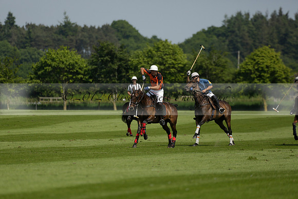 Four Quarters Orange v Montana in a Cicero Cup Polo match 2013.06.06