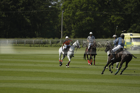 Four Quarters Orange v Montana in a Cicero Cup Polo match 2013.06.06