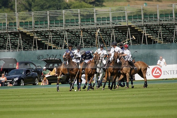 Zacara v Les Lions in a Veuve Clicquot Gold Cup Polo Match 2013.07.06