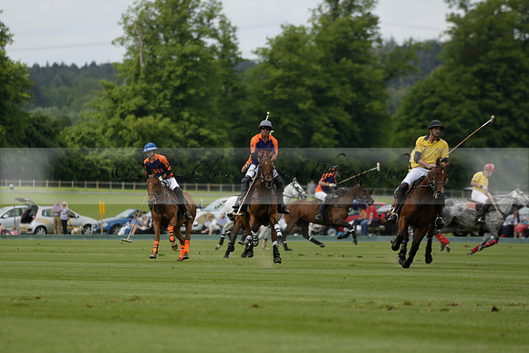 Las Estrellas v Four Quarters Blue in the final of the Jubilee Cup Polo match 2013.06.02