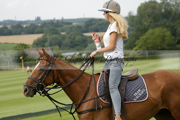Beau Design v Boscom in an August Rother Cup 4 goal polo match at Cowdray Park Polo Club on Wednesday 07 August 2013