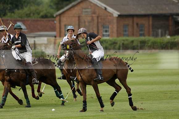 Beau Design v Boscom in an August Rother Cup 4 goal polo match at Cowdray Park Polo Club on Wednesday 07 August 2013