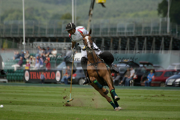 Dubai v La Bamba de Areco in a Veuve Clicquot Gold Cup Polo Match 2013.07.04