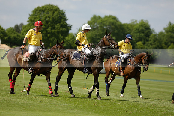 Las Estrellas v Four Quarters Blue in the final of the Jubilee Cup Polo match 2013.06.02