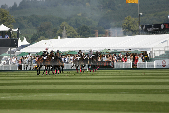 Zacara v Talandracas in a Veuve Clicquot Gold Cup Polo Match 2013.07.18