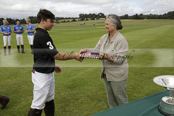 The Colts Cup presentation at Cowdray Park Polo Club on Lawns 2 on Thursday 15 August 2013 2013.08.15