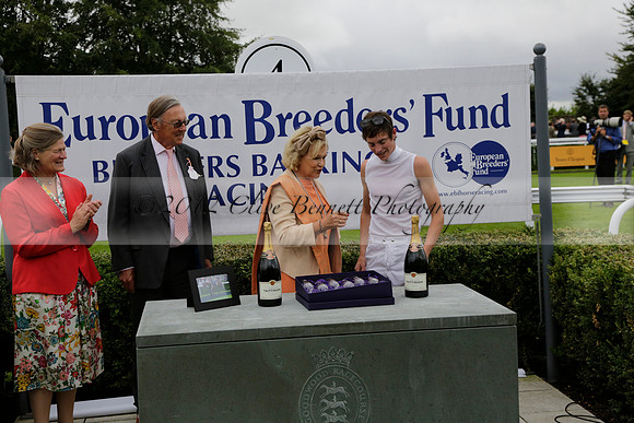 Race 6 Goodwood The British Stallion Studs Turf Club E.B.F. Fillies Stakes. 20130731. Race winner Ribbons owner Elite Racing Club